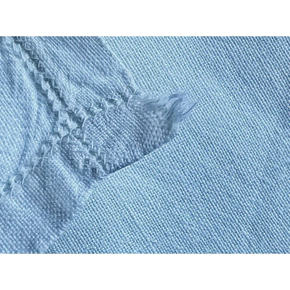 Vintage Hand Embroidered Floral Tablecloth 32